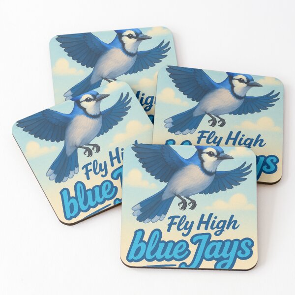 Item preview, Fly High Blue Jays – Vibrant 3D Bird Art Design designed and sold by LatestDesign95.