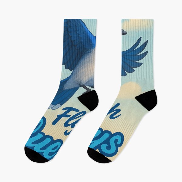 Item preview, Fly High Blue Jays – Vibrant 3D Bird Art Design designed and sold by LatestDesign95.