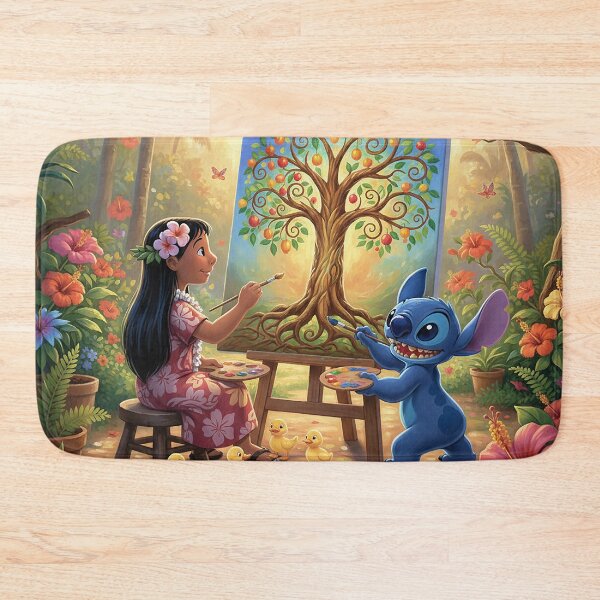 Item preview, Stitch and Lilo painting oil paintings designed and sold by cloud lee.