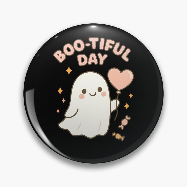 Item preview, Boo-tiful Day Cute Ghost Halloween Pun Design designed and sold by Dantin.