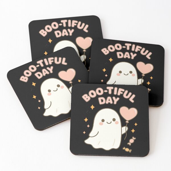 Item preview, Boo-tiful Day Cute Ghost Halloween Pun Design designed and sold by Dantin.