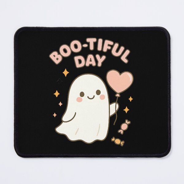 Item preview, Boo-tiful Day Cute Ghost Halloween Pun Design designed and sold by Dantin.