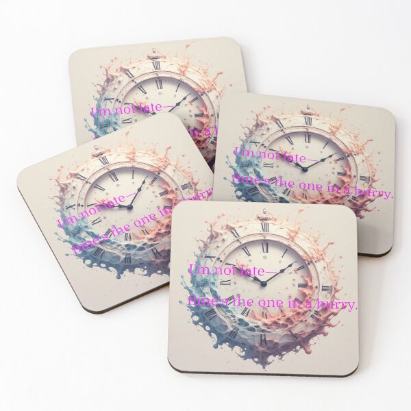 Item preview, I’m Not Late – Time’s the One in a Hurry designed and sold by YAM716.