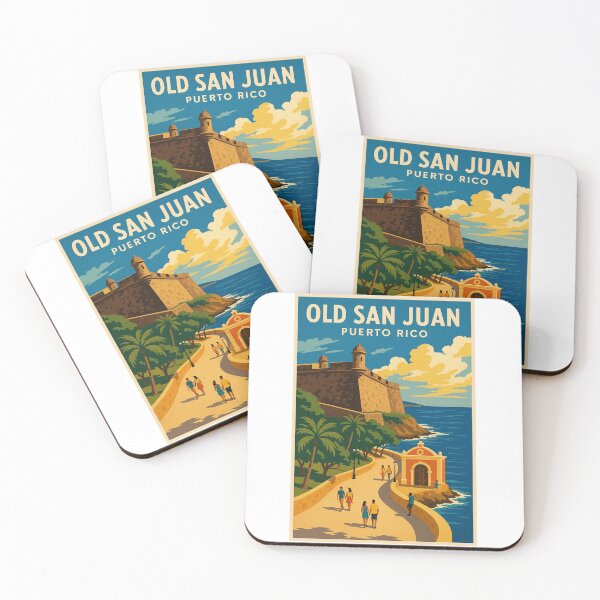 Item preview, El Morro and Paseo La Princesa Vintage View designed and sold by Por.Ahi.PR.