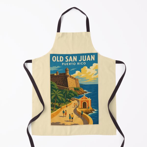Item preview, El Morro and Paseo La Princesa Vintage View designed and sold by Por.Ahi.PR.