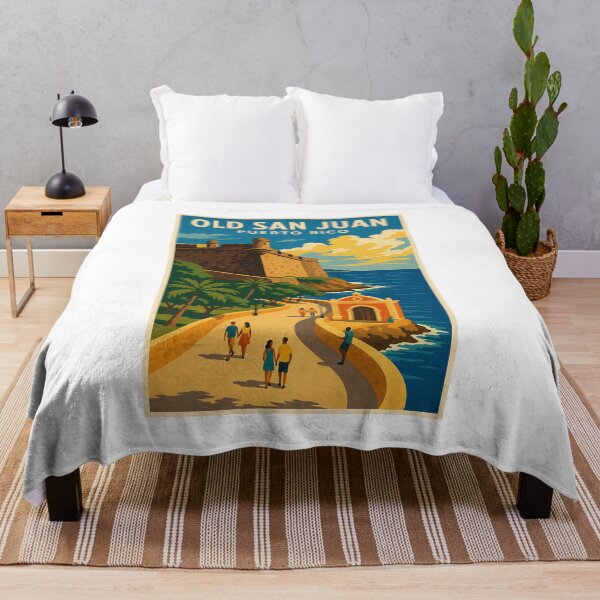 Item preview, El Morro and Paseo La Princesa Vintage View designed and sold by Por.Ahi.PR.