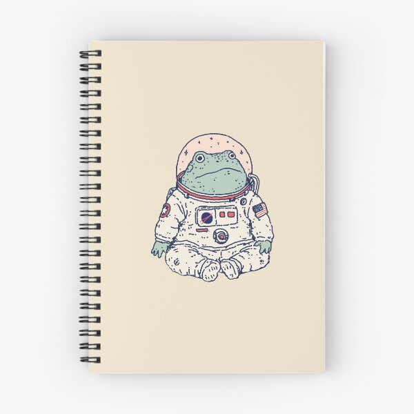 Item preview, Astronaut Frog, whimsical retro space suit illustration designed and sold by Magnificent Lizard.