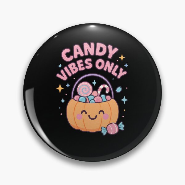 Item preview, Candy Vibes Only Cute Pumpkin Halloween Design designed and sold by Dantin.