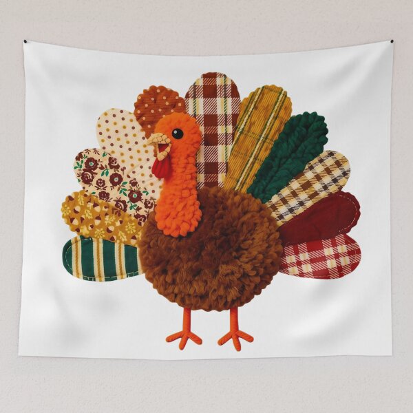 Item preview, Thanksgiving Turkey Sweatshirt, Print Crochet Turkey Sweatshirt, Colorful Turkey Sweater, Turkey Day, Thanksgiving Gift, Turkey Lover Shirt designed and sold by Mckinney Atelier.