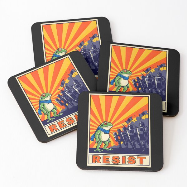 Item preview, resist frog portland designed and sold by maglomanya.