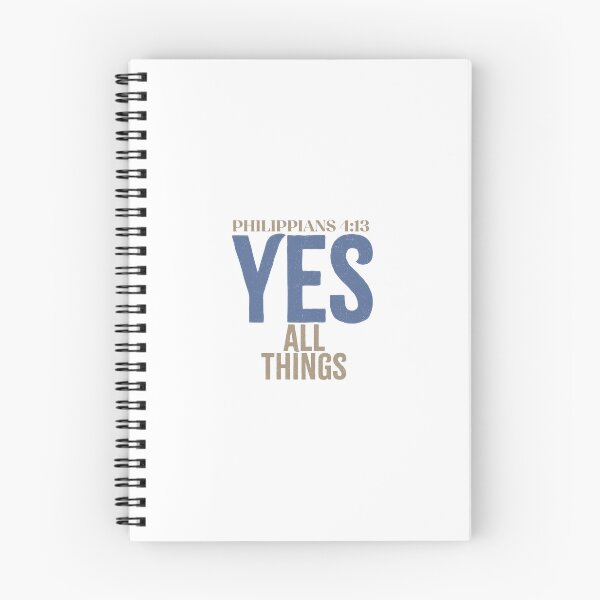 Item preview, Yes, all things! - Philippians 4:12-13 designed and sold by LambsPath.