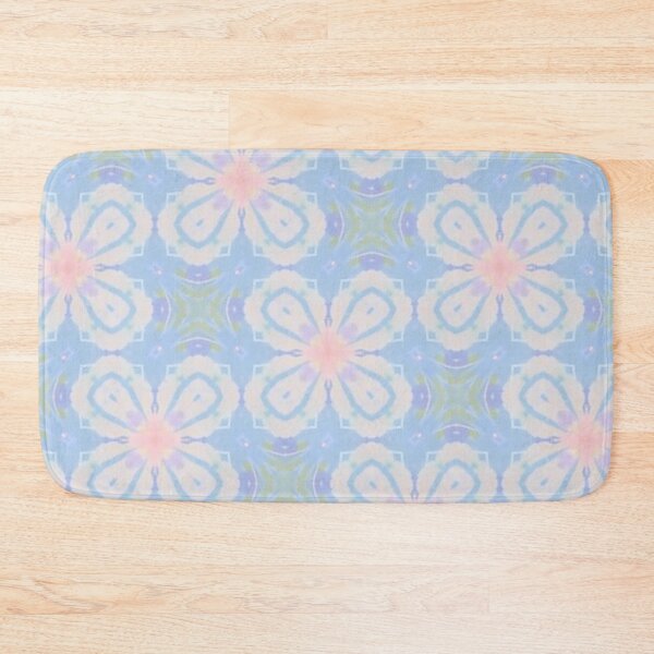 Item preview, Kaleidoscopic seamless floral pattern in pastel tones designed and sold by juthamas8426.