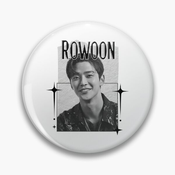 Item preview, Woo Seok (Rowoon)  Korean Actor Korean Scrapbook Collage Cozy Y2K Vintage Design designed and sold by HELL0WBELLO.