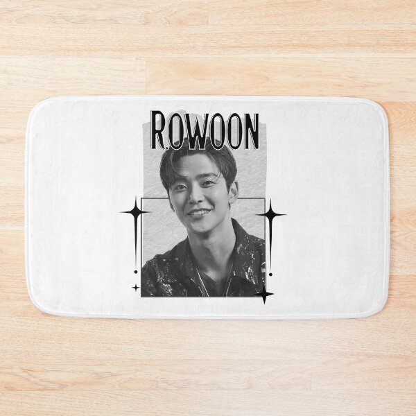 Item preview, Woo Seok (Rowoon)  Korean Actor Korean Scrapbook Collage Cozy Y2K Vintage Design designed and sold by HELL0WBELLO.