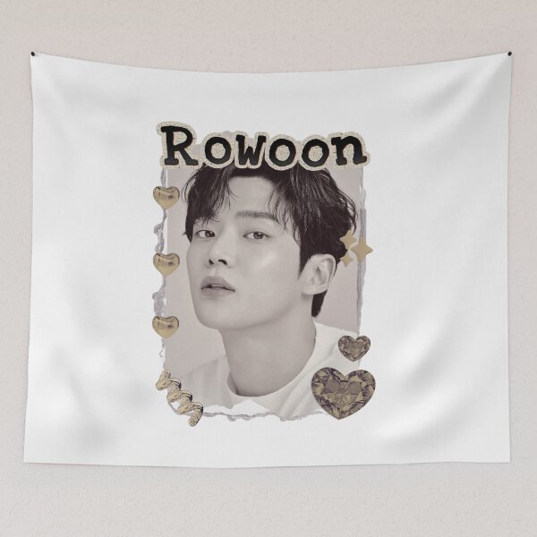 Item preview, Woo Seok (Rowoon) Korean Actor Kdrama Actor Korean Group Scrapbook Collage Cozy Y2K Vintage Design designed and sold by HELL0WBELLO.