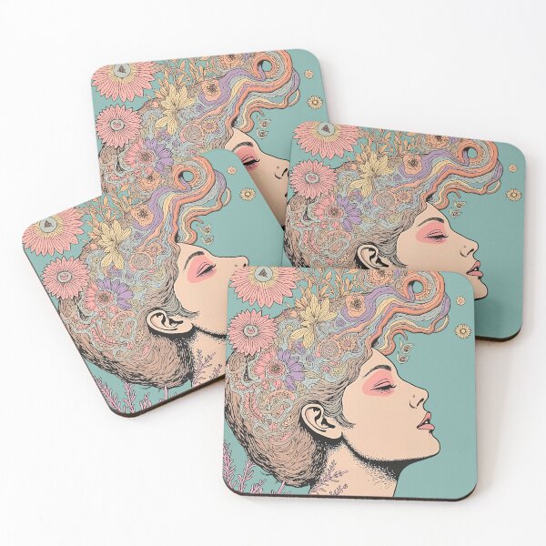 Item preview, Floral Mindscape – Psychedelic Botanical Art designed and sold by MindTripLabs.