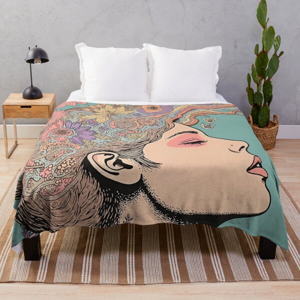 Item preview, Floral Mindscape – Psychedelic Botanical Art designed and sold by MindTripLabs.