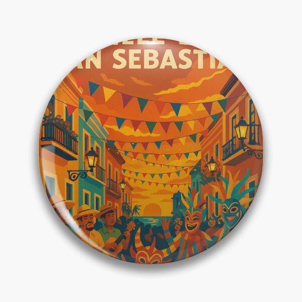 Item preview, Sunset on Calle San Sebastián, Old San Juan designed and sold by Por.Ahi.PR.