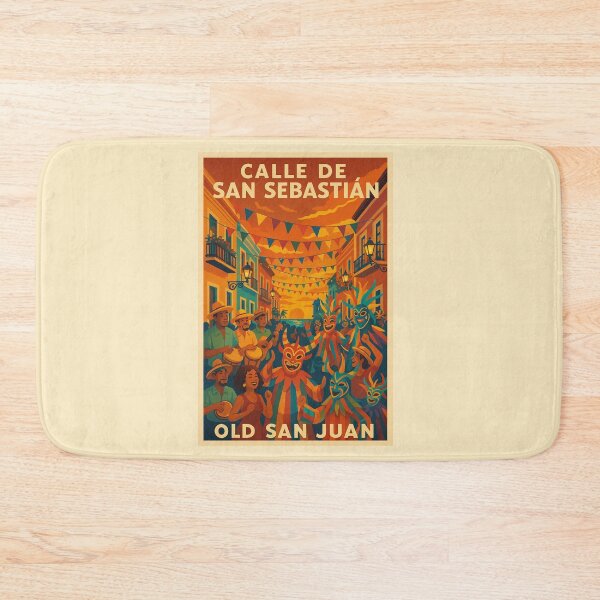 Item preview, Sunset on Calle San Sebastián, Old San Juan designed and sold by Por.Ahi.PR.