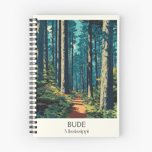Item preview, Bude Mississippi Forest | Sunlit Woodland Path Art Print designed and sold by TuncGK.
