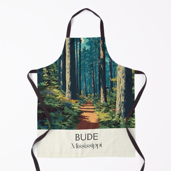Item preview, Bude Mississippi Forest | Sunlit Woodland Path Art Print designed and sold by TuncGK.