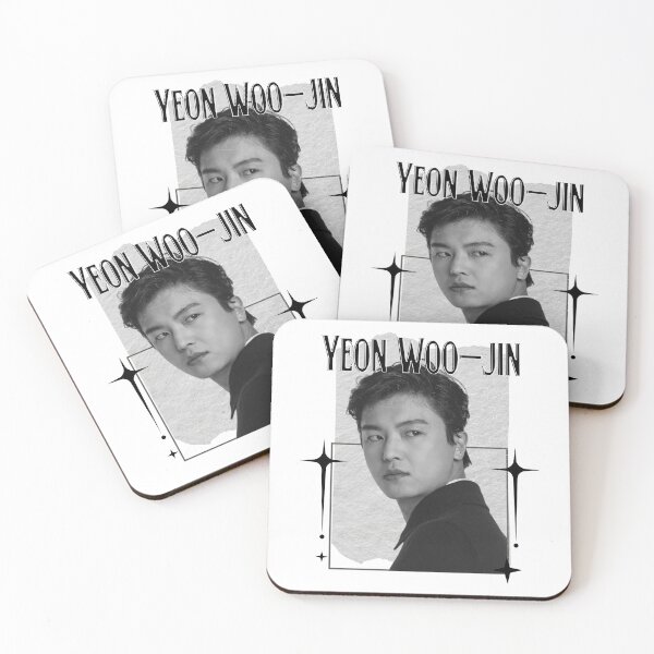 Item preview, Yeon Woo-jin Korean Actor Korean Scrapbook Collage Cozy Y2K Vintage Design designed and sold by HELL0WBELLO.