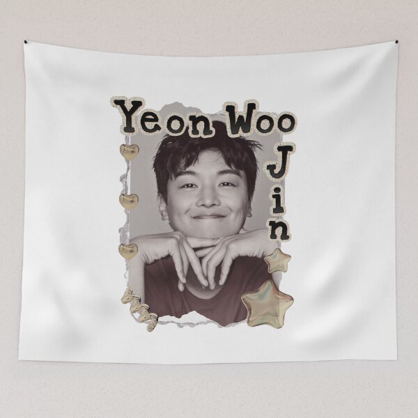Item preview, Yeon Woo-jin Korean Actor Kdrama Actor Korean Group Scrapbook Collage Cozy Y2K Vintage Design designed and sold by HELL0WBELLO.