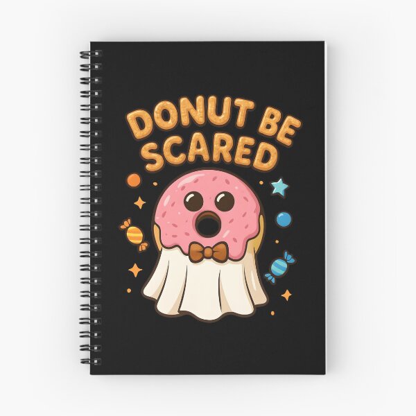 Item preview, Donut Be Scared Funny Halloween Ghost Pun Design designed and sold by Dantin.