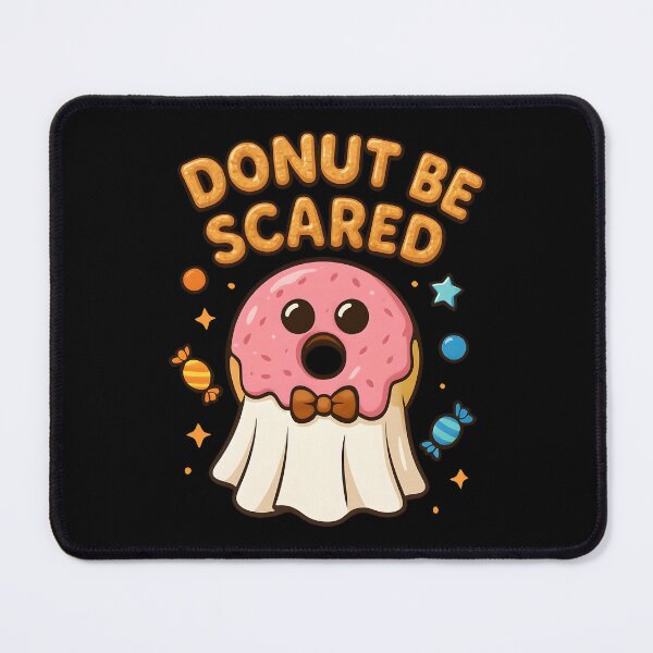 Item preview, Donut Be Scared Funny Halloween Ghost Pun Design designed and sold by Dantin.