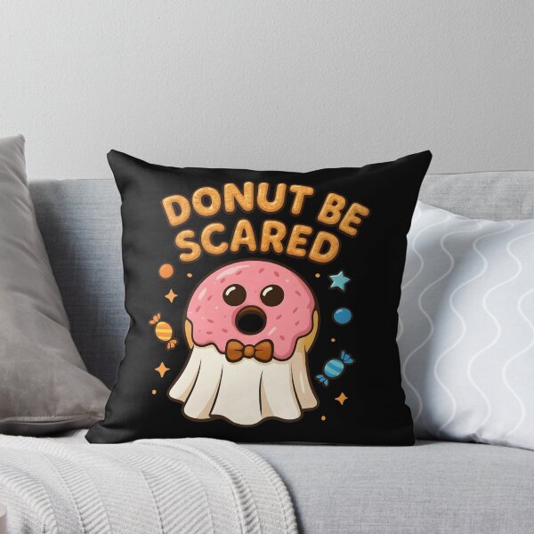 Item preview, Donut Be Scared Funny Halloween Ghost Pun Design designed and sold by Dantin.