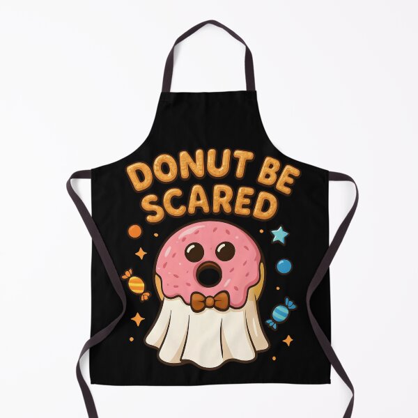 Item preview, Donut Be Scared Funny Halloween Ghost Pun Design designed and sold by Dantin.