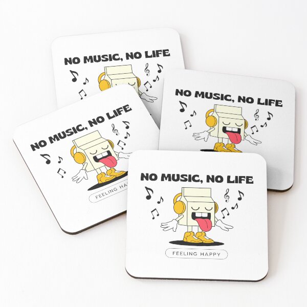 Item preview, No Music No Life Illustration  designed and sold by Divya-Hirodiya.