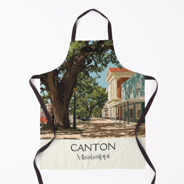 Item preview, Canton Mississippi Town Square | Historic Building Art Print designed and sold by TuncGK.
