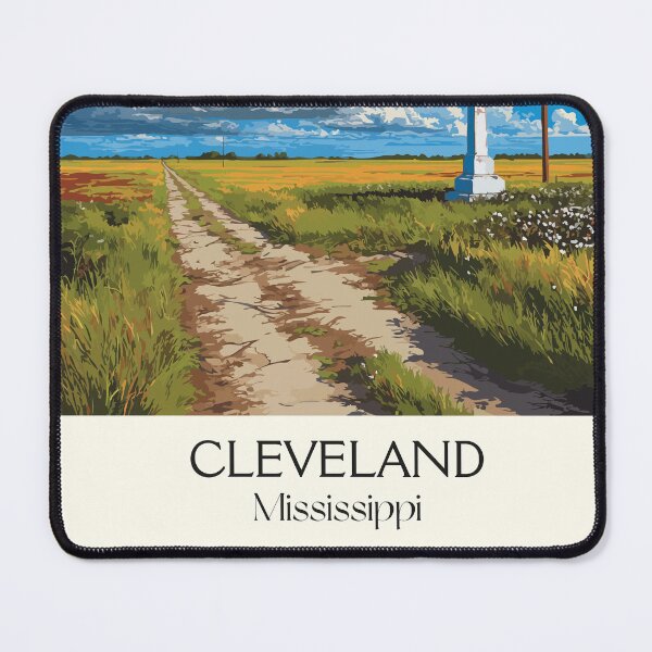 Item preview, Cleveland Mississippi Delta | Rural Landscape Art Print designed and sold by TuncGK.
