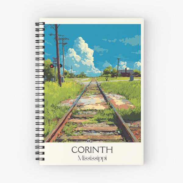 Item preview, Corinth Mississippi Railroad | Historic Crossroads Art Print designed and sold by TuncGK.