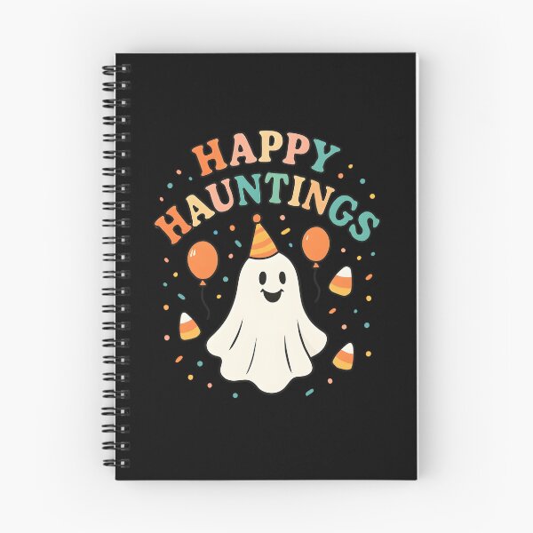 Item preview, Happy Hauntings Cute Ghost Retro Halloween Party Design designed and sold by Dantin.