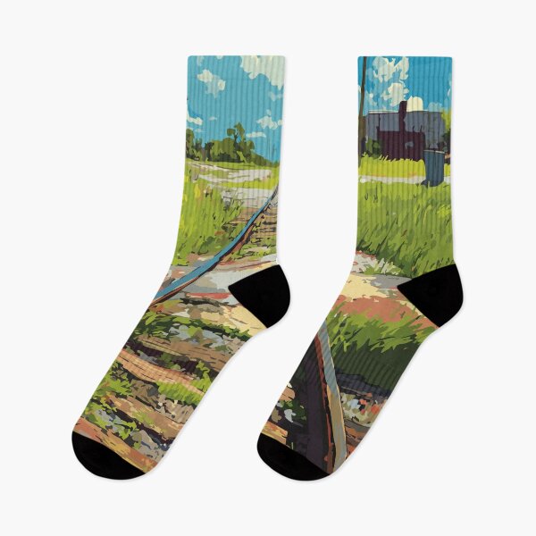 Item preview, Corinth Mississippi Railroad | Historic Crossroads Art Print designed and sold by TuncGK.