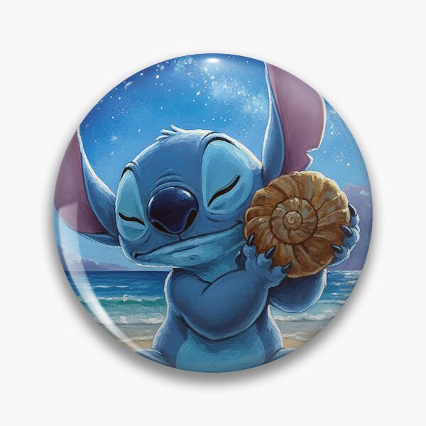 Item preview, Stitch listening to a conch shell designed and sold by cloud lee.