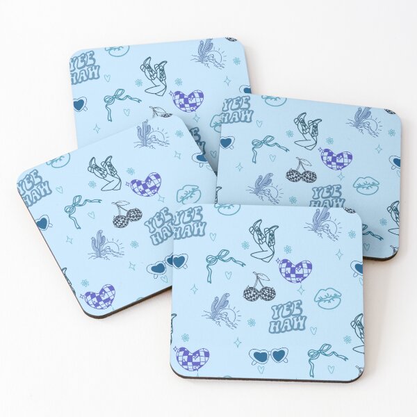 Item preview, Blue Western Cowboy Print | Rustic Rodeo Country Style Pattern  designed and sold by Luckidesigns.