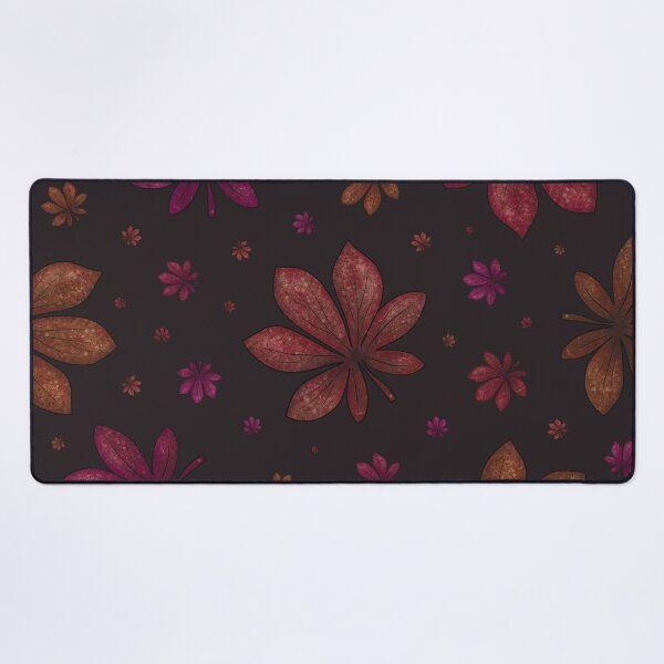 Item preview, Pattern of colorful autumn leaves on a dark background designed and sold by Cherevan.