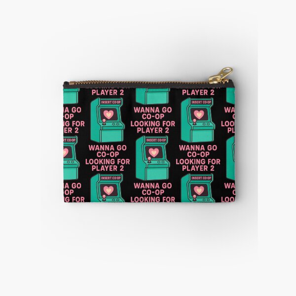 Item preview, Looking for Player 2 Wanna Go Co-op Retro Arcade Love Design designed and sold by TeeTimeTreasure.