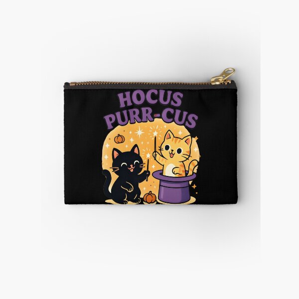 Item preview, Hocus Purr-cus Funny Cat Halloween Pun Design designed and sold by Dantin.