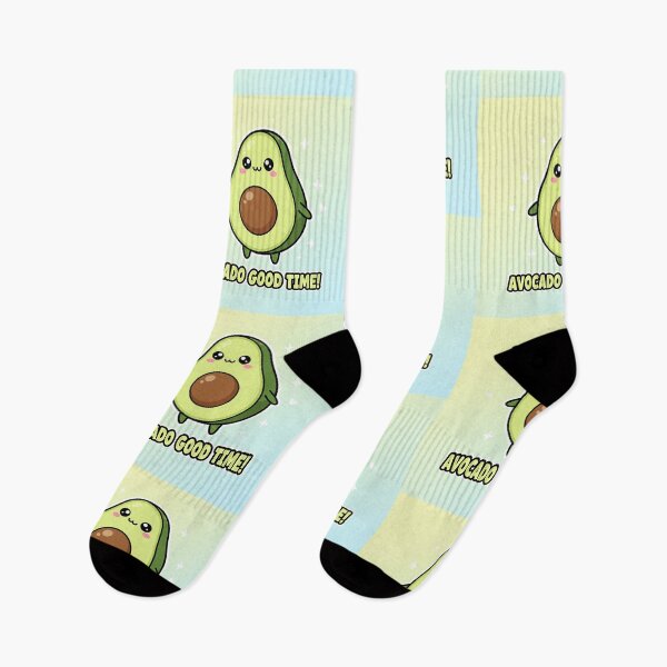 Item preview, Avocado Good Time Kawaii Food Pun Cute Design designed and sold by HoopeStylee.