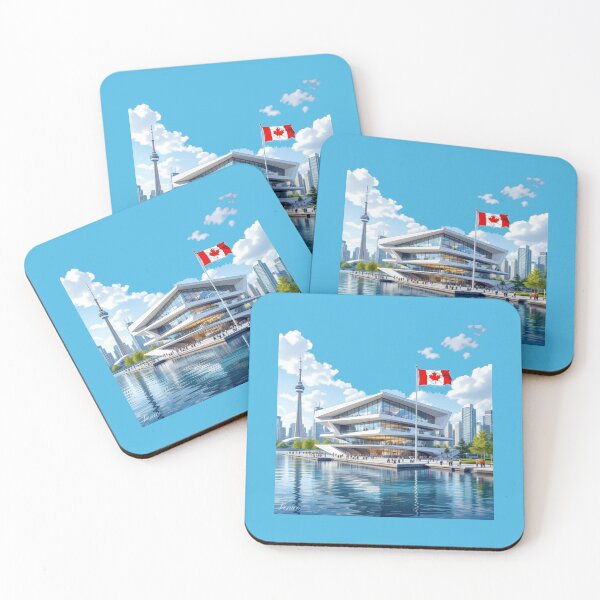 Item preview,  Ontario Place Toronto – Front View 3D Sketch with Canadian Spirit, designed and sold by PaintMeWorld.