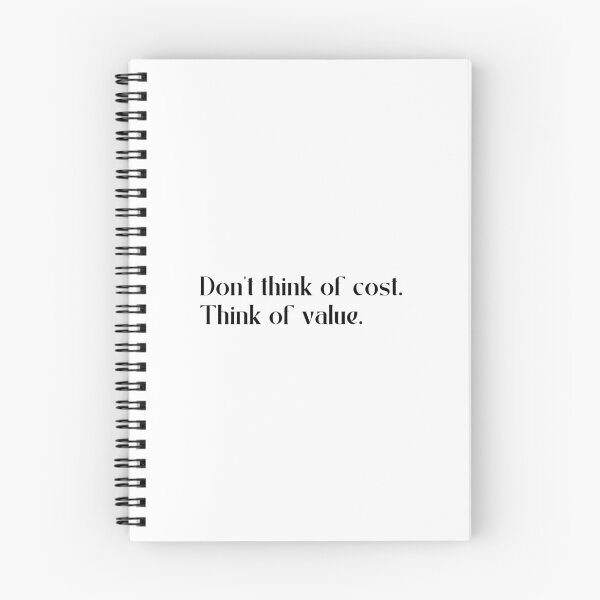 Item preview, Don't think of cost think of value  designed and sold by designing01Ar3.