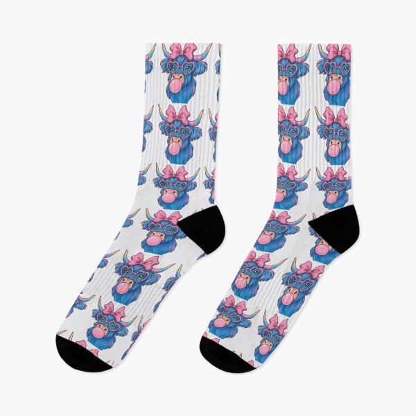 Item preview, Coquette Highland Cow Bubblegum designed and sold by Tilyasshop.