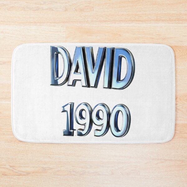 Item preview, David 1990 — Chrome 3D Name Design designed and sold by AlexLineArt.