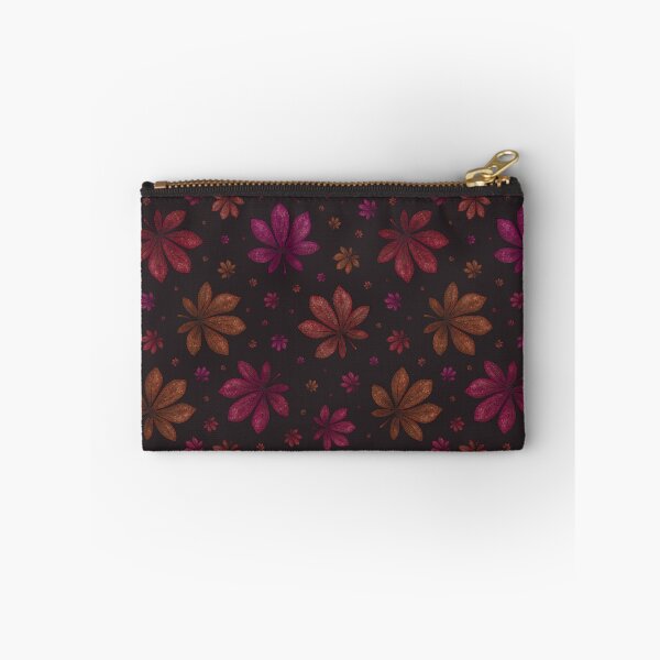 Item preview, Pattern of colorful autumn leaves on a dark background designed and sold by Cherevan.