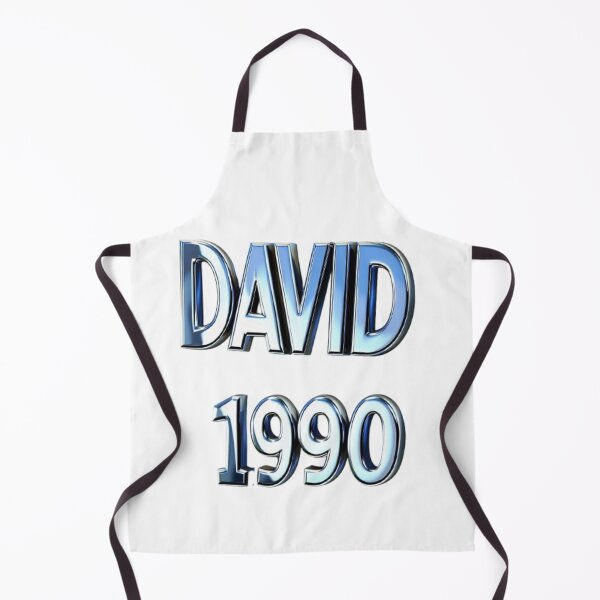 Item preview, David 1990 — Chrome 3D Name Design designed and sold by AlexLineArt.