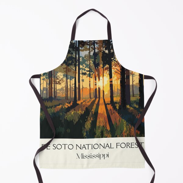 Item preview, De Soto National Forest | Mississippi Pine Woods Sunrise Art designed and sold by TuncGK.